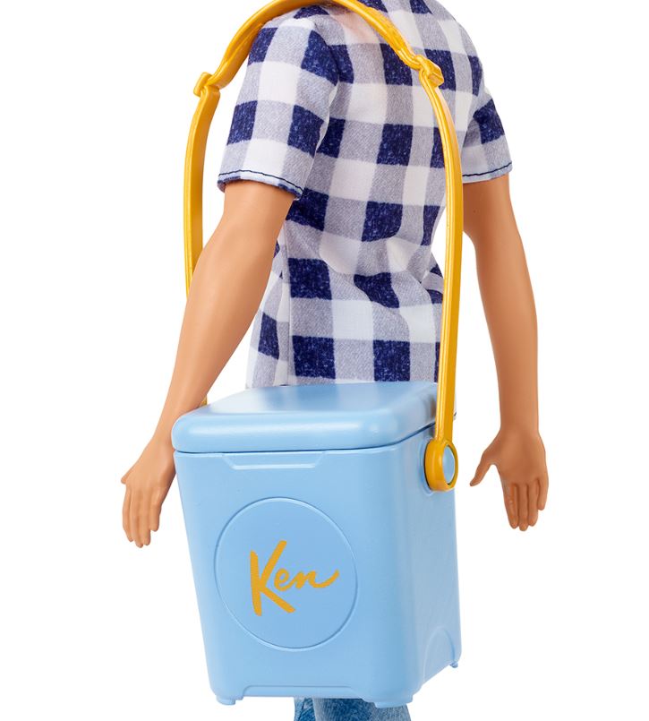 BARBIE VIVE LE CAMPING POUPEE KEN AVEC ACCESSOIRES POUPEES BARBIE ET FIGURINES Barbie et accessoires